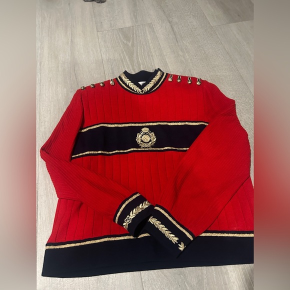 Vintage St. John preppy trendy logo emblem nautical sweater - Picture 4 of 8